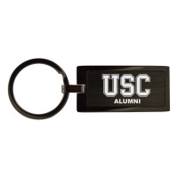 USC Trojans Block Alumni Black Keychain